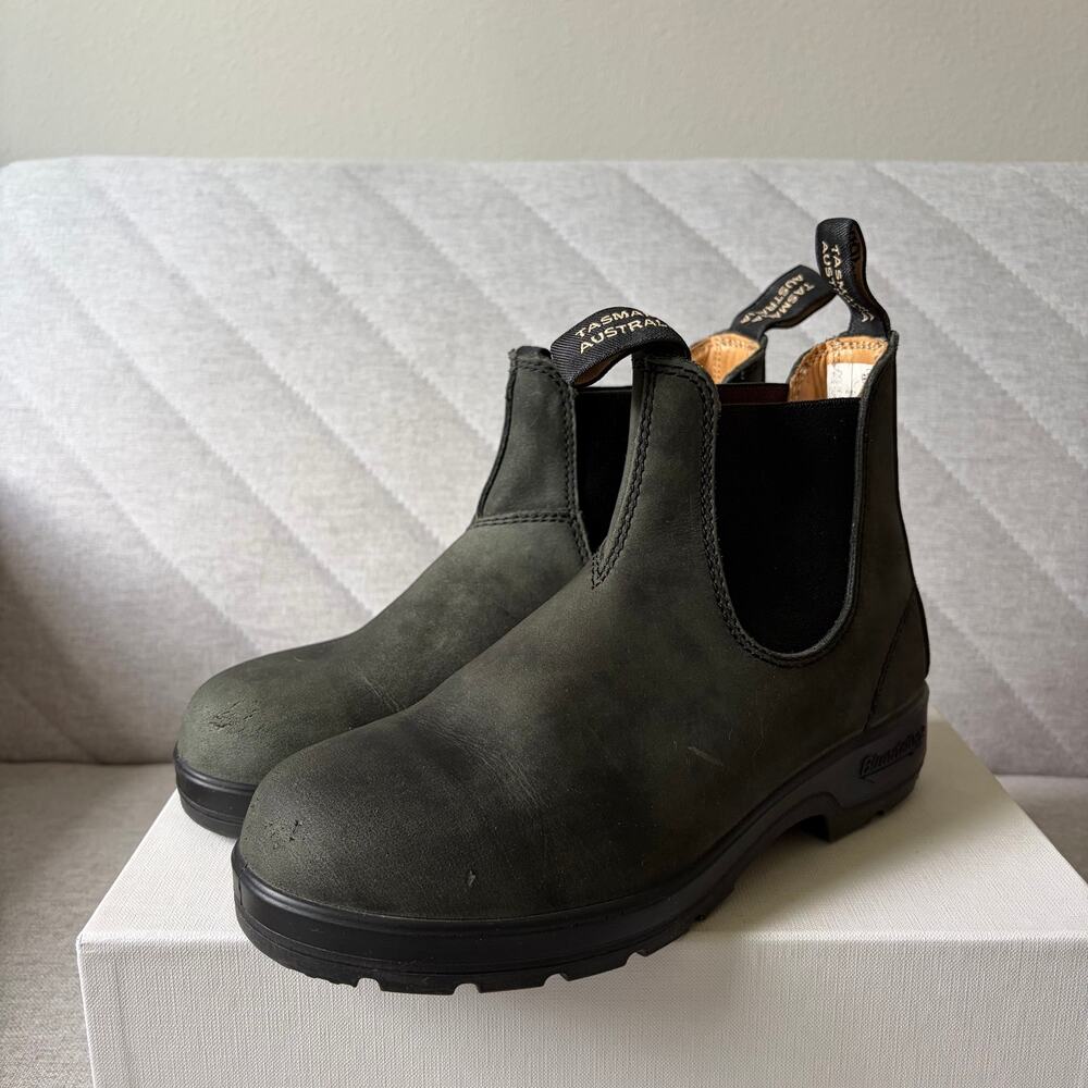 Blundstone Rustic Black Suede Classic Chelsea Boots (AU 3)